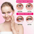 30 Pairs Gold Under Eye Masks,Moisturizing Hydrating Under Eye Patches for Puffy Eyes,Under Eye Treatment for Dark Circles Eye Bags Fine Lines,Eye Skin Care Products for Women & Man