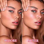 Face Glitter Blush Shimmer Waterproof Highlighter Blusher Powder,Facial