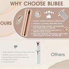 Facial Hair Removal for Women, Rechargeable Hair Removal Device, Painless Face Electric Razor/Shaver for Lip, Arms, Face, Peach Fuzz (Nile Blue)