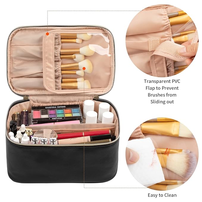 Ocheal makeup bag, portable cosmetic