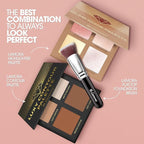 LAMORA Foundation Brush for Liquid Makeup - Kabuki Face Brush for Cream, Powder, Blush, and Concealer - Flat Top Blending, Buffing, Stippling Brush