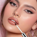 Peel Off Lip Liner Stain – Velvet Lip Glkoss Long-Lasting, Moisturizing & Non-Sticky Matte Lip Lacquer, Pigmented, Smudge-Proof Liquid Lipgloss (cinnamon)