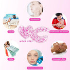 Reusable eye patches, gel eye