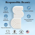 Kitsch 2-in-1 Ultra Sensitive Shampoo Bar & Body Wash + Conditioner Bar & Shaving Soap – Fragrance-Free Bar Soap for Sensitive Skin & Scalp - For Healthy, Radiant Hair and Skin - Made in USA – 2pcs