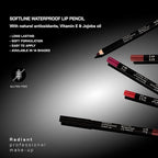 Radiant Professional Softline Waterproof Lip Pencil - Non-Transfer, Long