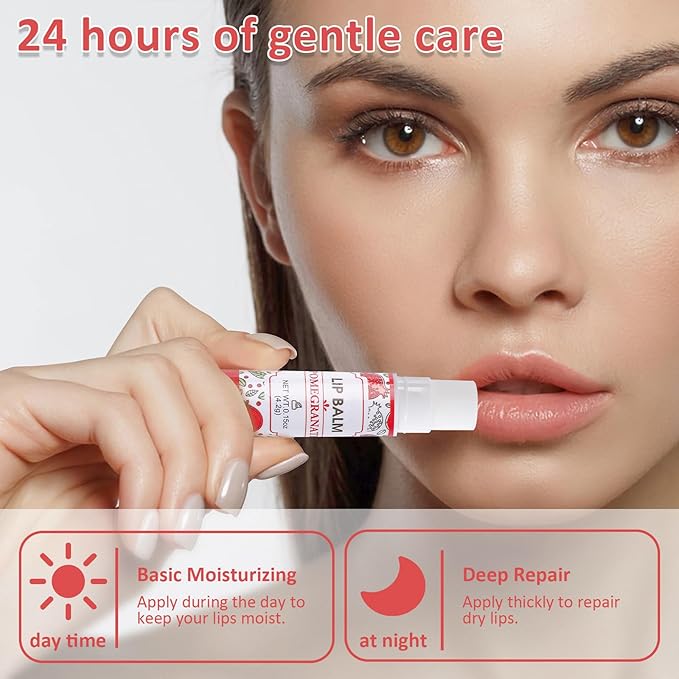 32 Pack Lip Balm, Natural Lip