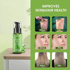 Organic Aloe Vera Gel, Aloe Vera Gel Extracted from Freshly Cut Pure Aloe Leaves, Skin Care for Deeply & Rapidly Soothing, Firming, After Shave, Sunburn Relieve, etc (Travel Pack)