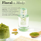 SOLINOTES Matcha Tea Perfume for Women - Eau De Parfum | Delicate Floral and Soothing Scent - Made in France - Vegan - 1.7 fl.oz