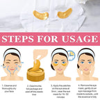 30 Pairs 24K Gold Under Eye Mask,Moisturising Under Eye Patches for Women,Crystal Collagen Eye Gel Pads for Reducing Fine Lines,Puffy Eyes and Dark Circles Under Eye Bags Treatments(Gold)