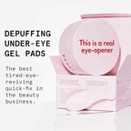 Depuffing under-eye gel pads to
