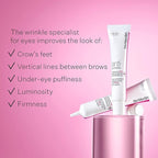 StriVectin Anti-Wrinkle Intensive Eye Cream Concentrate for Wrinkles PLUS, Targets Crow's Feet, Firmness, Puffiness & Dark Circles,White, 0.25 Fl oz (Pack of 1)