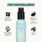 Pacifica Hair Mist Perfume & Full Body Spray for Women - Montana Sky Body Mist Fragrance w/Cedarwood, Elderflower, Black Pepper, Sage & Sandalwood Clean Beauty Alcohol-Free, Vegan & Cruelty-Free 5 oz