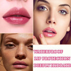 Lip Glow Oil,Clear Plumping Lip Oil Waterproof Glow