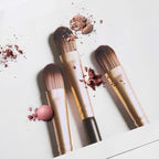 LAURA GELLER NEW YORK Dual-Ended Eyeshadow Brush - Domed Shader & Blending Brush for Baked and Pressed Eyeshadow Application - All Over Eye Makeup Brush