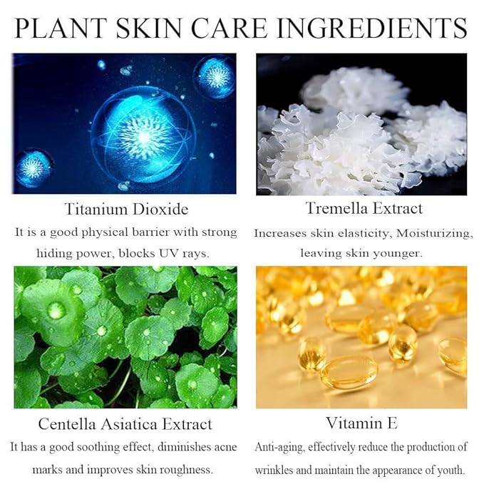 Air Cushion CC Cream Mushroom Head Foundation, Moisturizing Concealer (Natural)