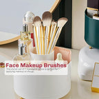 8pcs Gold Makeup Brush Set for All Skill Levels Easy Clean Soft Lint Free Brushes Travel Friendly Kit Foundation Powder Eyeshadow Blush Contour