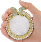 Resin Nail Art Palette Gold Edge Nail Holder