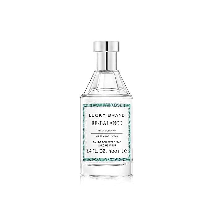 Lucky Brand Re/Balance The New Sustainably-Inspired & Harmonious Mood-Evoking Unisex Fragrance For Women & Men, 3.4 Fl Oz EDT Spray (Pack of 1)