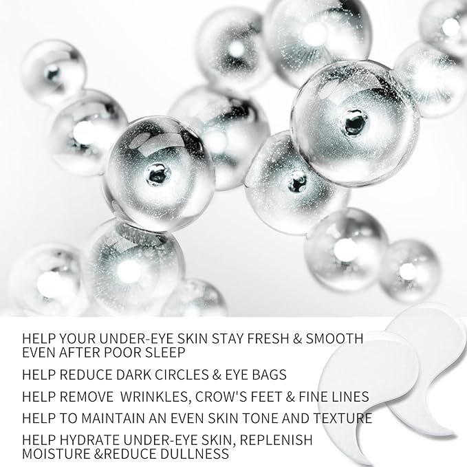 Advanced Snail Hydrogel Eye Patch 60 Patches, Gel Serum Mask, Undereye Treament, Fine Lined, Puffy Eyes, Refresh, Hydrate, Paraben free, Phthalates free, Skincare