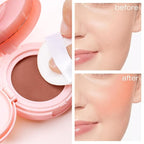 AFGHOZ Pink Cream Blush Powder, Matte Blush Shadow Mature Skin