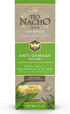 Tio Nacho Aloe Vera Deep Repair Shampoo: Organic Aloe Vera and Royal Jelly for Hair Repair and Protection, Enriched with Vegetable Keratin for Strength and Shine, Paraben, Salt, Silicone-Free - 14 Oz