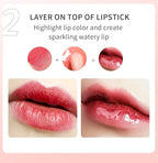 Liquid Lip Oil Gloss, 3 Pack Moisturizing Hydrating Nourishing Long Lasting Tinted Lip Gloss Plumper Gift Box for Teens Women Wife Mum Gift Idea