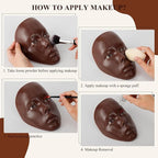 5D Makeup Practice Face Board, Makeup Practice Accessories