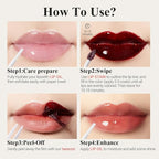Lip Stain Peel Off + Lip Oil Dual Long