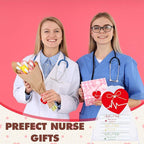 50 Sets Nurse Lip Balm Gifts Bulk Moisturizing Nurse Lip Balm with 50 Organza Drawstring Gift Bags 50 Tags Nurse Day Nurse Week Nurse Student Graduate Appreciate Gifts Bulk(Nurse)