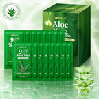 30 Pack Aloe Vera Gel for Face, Hair, Skin, Sunburn Relief, 99% Pure Aloe Vera Gel for After Sun Skin Care Relief, Bulk Aloe Gel Travel Size for All Skin Types