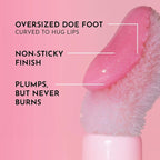 Women's Forget The Filler Lip Plumper Line Gloss, Violet Bloom, Purple, 0.11 Fl Oz (Pack of 1)