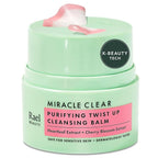 Rael Miracle Clear Cleansing Balm – Makeup Remover, Twist-Up Face Cleanser, Double Cleanse, Non-Comedogenic, with Rice Bran & Jojoba Oils, Vegan, Korean Skin Care, All Skin Types (1.69 fl oz)