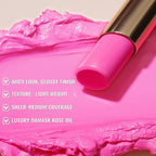 Oulac Moisturizing Shine Pink Lipstick for Women - 2 in 1 Glossy Bright Pink Tinted Lip Balm, Hydrating Winter Lipstick for Dry Lips,Shine Juicy Finish Vegan 2.2g/0.07oz (15)