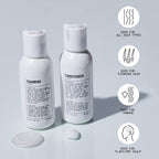 Blu Atlas Travel Size Shampoo & Conditioner Set for Men – TSA Approved, 3 oz Each – Natural, Sulfate-Free, Paraben-Free – Clean Ingredients – Classic Scent – Made in America