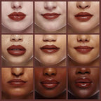 Hydrating Lip Glow Oil, Moisturizing Lip Glow Oil, Nourishing Glossy Transparent Lip Oil, Plumping Lip Oil, Lip Balm, Non-sticky Tinted Toot Lip Balm for Lip Care (BROWN) 0.2 OZ