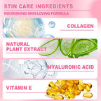 30 Pairs Cherry Lip Masks & 24K Gold Under Eye Patches, Gel Crystal Collagen Lip & Eye Patches for Puffy Eyes, Effectively Moisturizing Nourishes Lip & Eye Skin for Reducing Fine Lines & Dark Circle