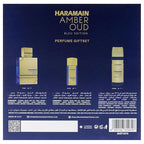Al Haramain Amber Oud Bleu Edition 3 Pc Gift Set for Unisex - Luxury Cologne & Perfume for Men & Women - 2.5oz EDP Spray, 1oz EDP Spray, 6.6oz Body Spray - Arabian & Arabic Long Lasting Fragrance