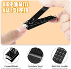 Yougai 9 Pcs Tweezers and Nail Clippers Kit for Facial Hair Women with Travel Case, Professional Stainless Steel Eyebrow Tweezers Kit Great Precision Tweezers for Daily Beauty Tool