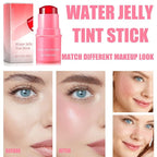 Milk Cooling Water Jelly Tint, Jelly Blush Stick Makeup Jelly Tint, Milk Jelly Blush, Cruelty Free, Blush Stick for Cheeks and Lips