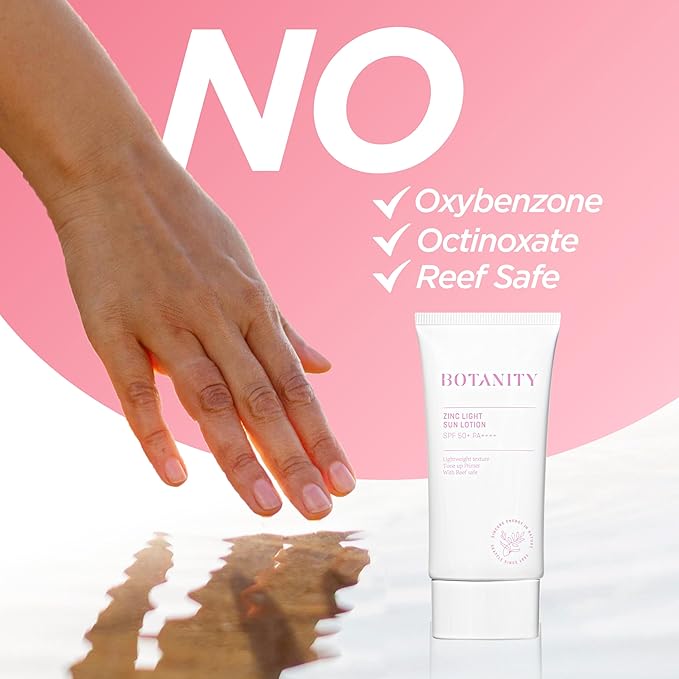 Zinc Sun Lotion - UV Protection, SPF 50+ PA ++++, Even skin tone, Lightweight & Hydrating formula, Non-Greasy, Korean Skincare, All Skin Types, 1.7 fl oz (50ml)