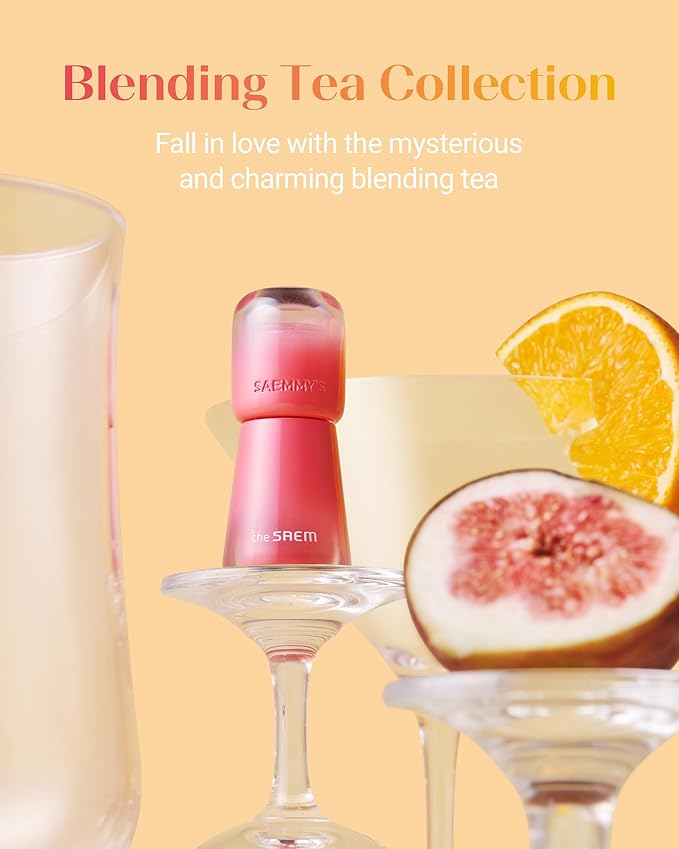 THESAEM Saemmy's Ade Shot Tint - Korean Lip Tint, Water Gel Lip Stain with Plump Glowy Moisturizing Finish, Buildable Radiant Gloss, Long-Lasting Comfort, 0.1 fl.oz. (09 Pink Lemon)