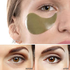 Under Eye Patches for Puffy Eyes, Dark Circles and Wrinkles, 60 Pcs Eye Masks with Rose, Snail and Green Tea Extract to Refresh Your Eye Skin (Green Tea Extract)