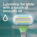 Gillette Venus Extra Smooth Green Disposable Women's Razors, 2 Count