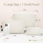 3 pieces makeup bag cosmetic