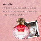 Tocca Women's Perfume, Gia Fragrance, 1.7oz (50 ml) - Warm Floral, Pink Peppercorn, Tangerine, Turkish Rose - Hand-Finished Bottle