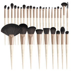 docolor Makeup Brushes Professional 30Pcs Make up Brushes Set Premium Synthetic Kabuki Foundation Blending Brush Face Powder Blush Concealers Eye Shadows Beige
