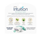 INTUITION Schick Refill, Razors for Women Sensitive Skin | Intuition Razor Blades Refill with Organic Aloe, Razor Refills , 6 Count (Pack of 1)