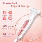 Bikini Trimmer for Women, All-in-ONE Waterproof Lady's Electric Razor Shaver and Facial Hair Removal, Rechargeable Body Hair Trimmer Grooming Sets for Leg, Armpit, Face, Eyebrow (White)