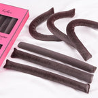 6-Pack Heatless Hair Curlers for Overnight Curls – Soft Flexi Rods for No Heat Styling, Comfortable Hair Rollers to Sleep In for Women, Heatless Curling Rod Set for Natural Waves