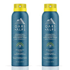 Oars + Alps Hydrating SPF 70 Sunscreen Spray, Infused with Vitamin C and Antioxidants, Water and Sweat Resistant, 6 Oz, 2 Pack